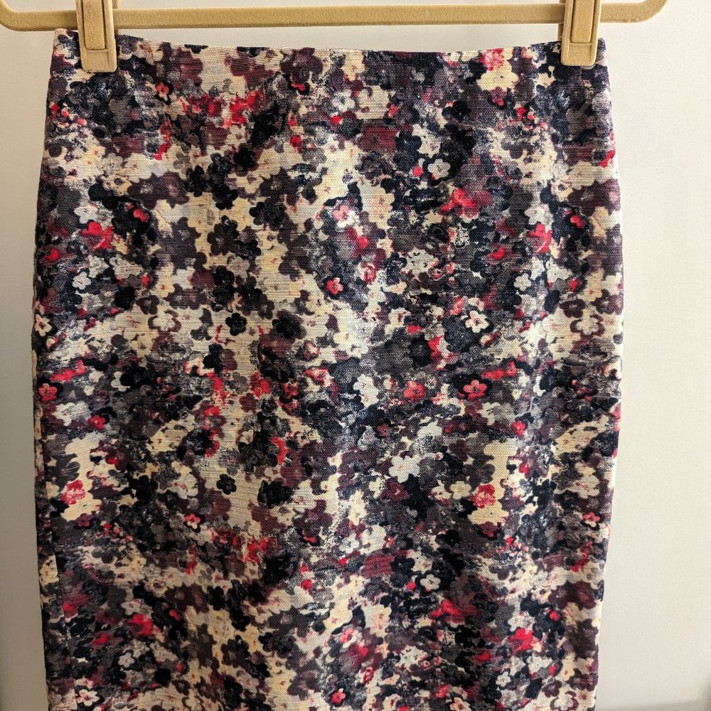 Talbots colorful pencil skirt